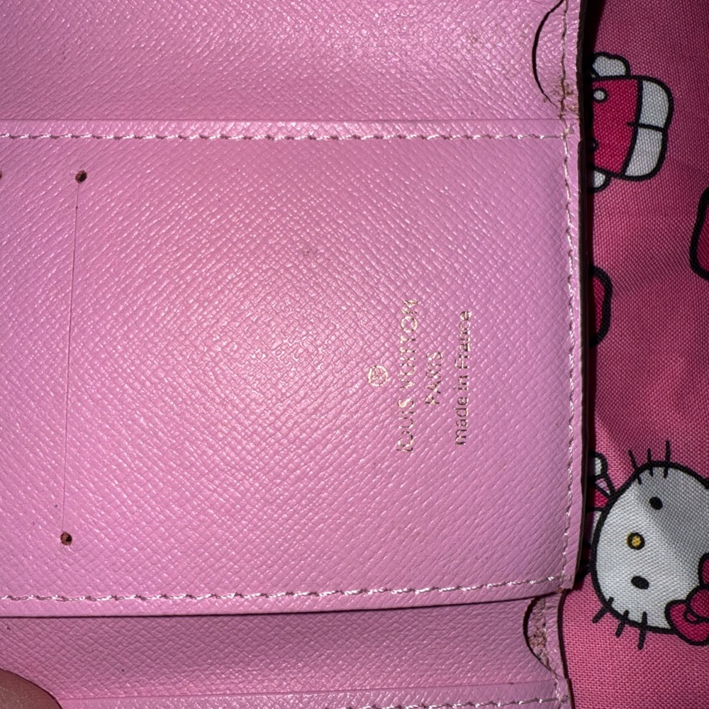 Louis Vuitton Brown and Pink Monogram Envelope Wallet - Picture 6 of 8
